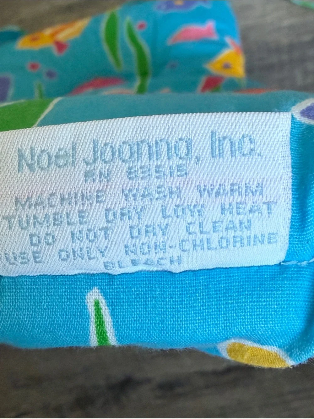 Vintage NoJo Tropical Fish 3 Pc Crib Bedding Set Sheet Dust Ruffle Decor 90’s